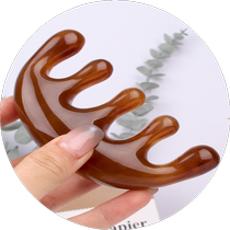 Massage comb to clear the head scalp comb five-meridian comb health-preserving hair comb eye therapy massage comb