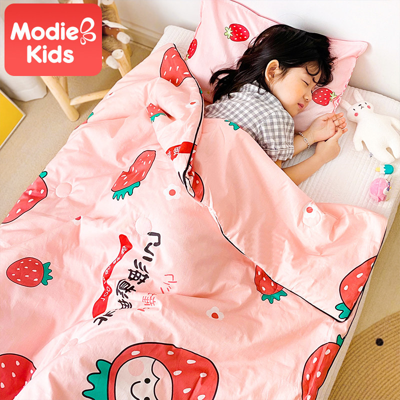 Child Xia cool quilted by pure cotton cover by thin quilt in kindergarten for nap, baby quilted by baby in summer by baby air conditioning