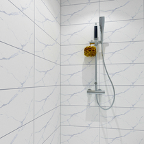 Toilet self-adhesive waterproof wall paper kitchen anti-high temperature resistant sticker thickened wallpaper marble decorative desktop