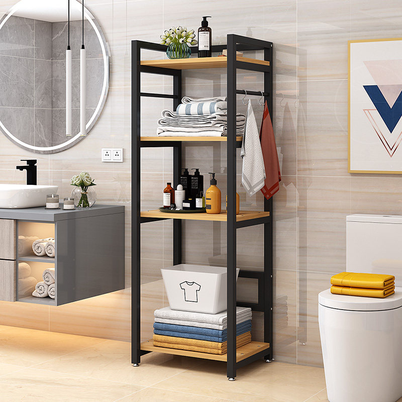Bathroom shelving Dressing Room Floor Containing shelf Toilet Washroom Multilayer Shelving and Sewn Provincial Space Shelf