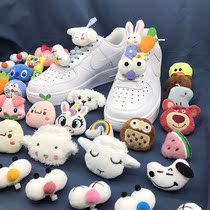 Ornament hanging on shoes with Air Force One diy accessories decoration aj belt buckle cartoon cute af1 buckle