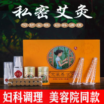 Beauty Salon Special Instrument Vaginal Moxibustion Private Moxibustion Jar Catheter Private Set Box Tool Moxibustion Jar Moxibustion Column