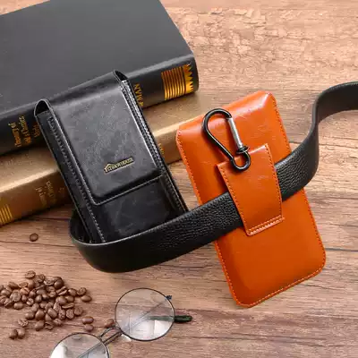 vivo x50 mobile phone running bag x30 hanging waist wearing belt pro vertical style wearing belt vivi leather case waist bag men elderly 6 56 inch 6 44 Inch por Universal