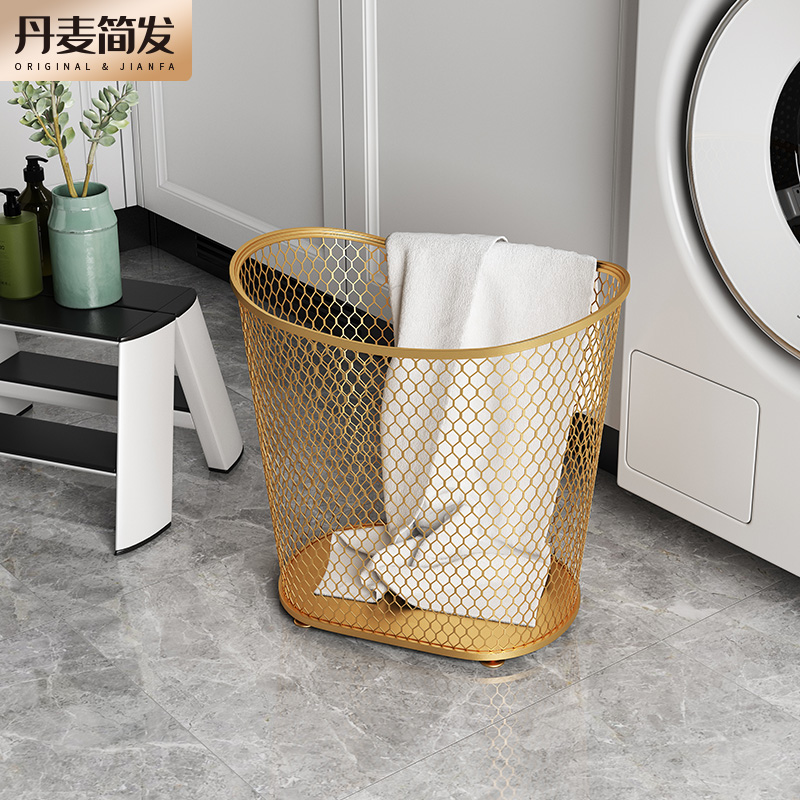 Danish JANFA Nordic ins Dirty Laundry Basket Dirty Laundry Containing home Oval Containing Net Red dirty clothes basket