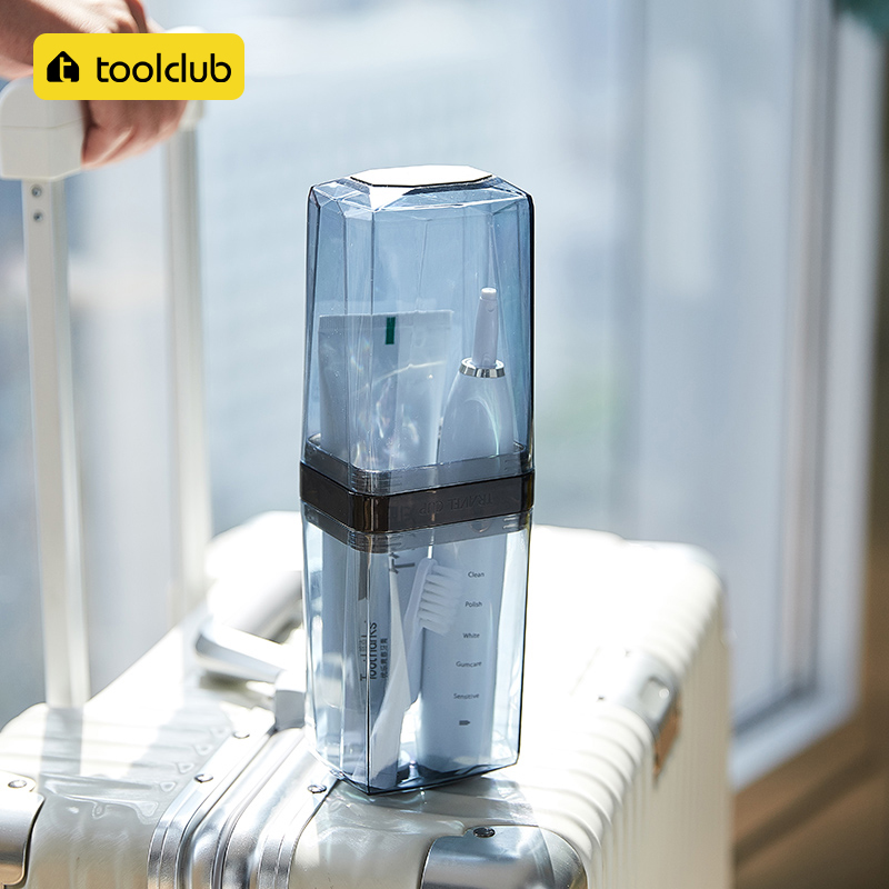 Toothbrush Containing Box Travel Portable Wash Cup Tooth box Home Travel Traveling Toothbrushing Gargle Cup Suit