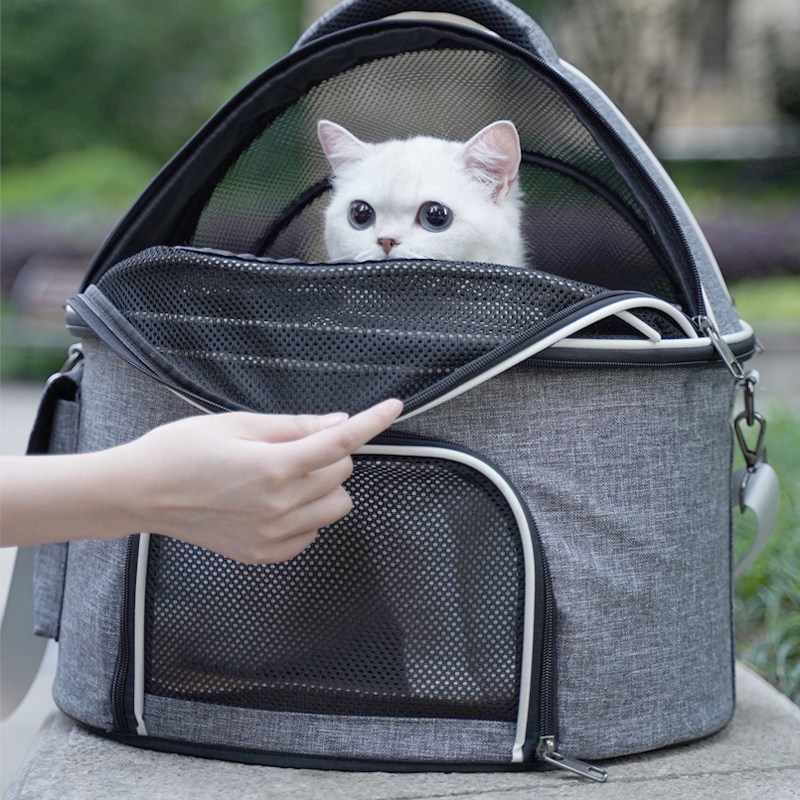 Cat bag outdoor breathable large capacity handbill stranded shoulder-strapped cat large general-purpose pack carrying pet carriage