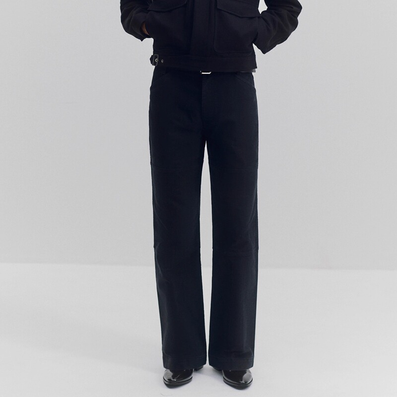 Cd|Inka Washed Moleskin Flared Work Pants Cd|Inka Washed Moleskin Flared Work Pants