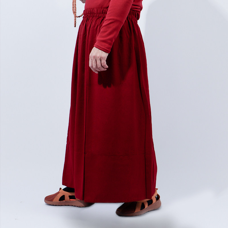 Simple dress ] Lama monk clothes monk clothes and Tibetan spring monk dress outside the skirt Fukuda skirt