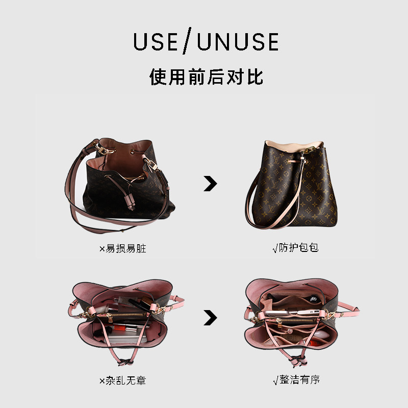 Bailuo De Is Suitable for Organizing and Storing Items Inside Lv Bucket Bags and Neonoe Bags, with a Special Inner Lining for Lv Bags