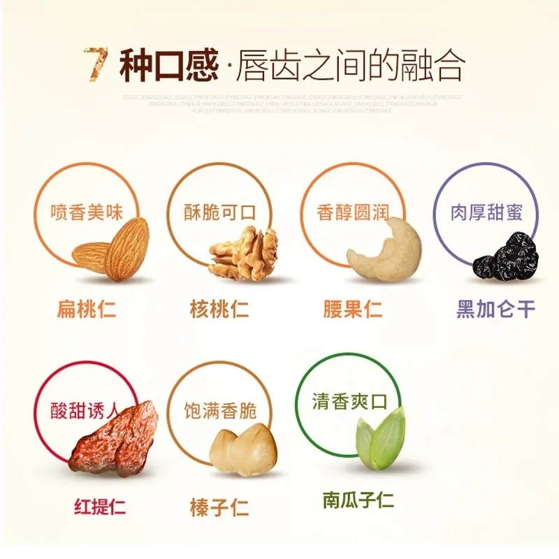 每日坚果大礼包休闲零食组合礼盒装