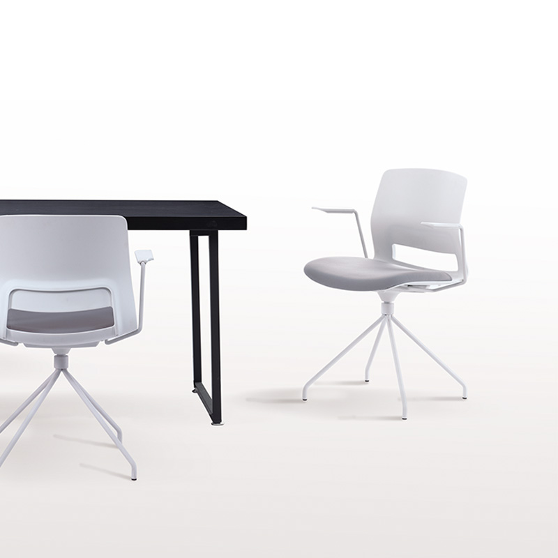 Guest chair modern minimalist Negotiations chair Bow Armchair Body Ergonomic Office Chair With Armrests Casual Chair Room Chair