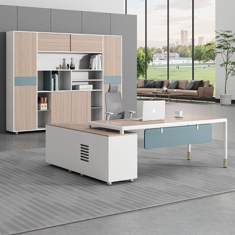 Boss Table Simple Modern Manager Table Director Desk Furniture Large Banquet Desk and Chair Combination President Table