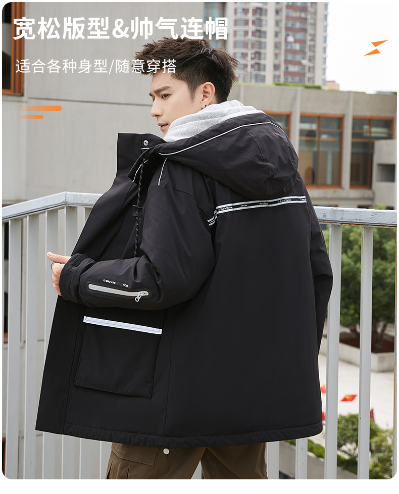 反季清仓，商场同款，90%白鸭绒：HY&CO 男士 中长款防水连帽羽绒服 20多款任选 99元起包邮 值值值-买手聚集的地方