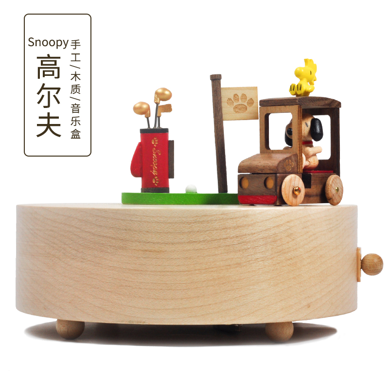 jeancard music box Snubi rotary dolly woody eight-soundbox to send boy girl birthday gift idea