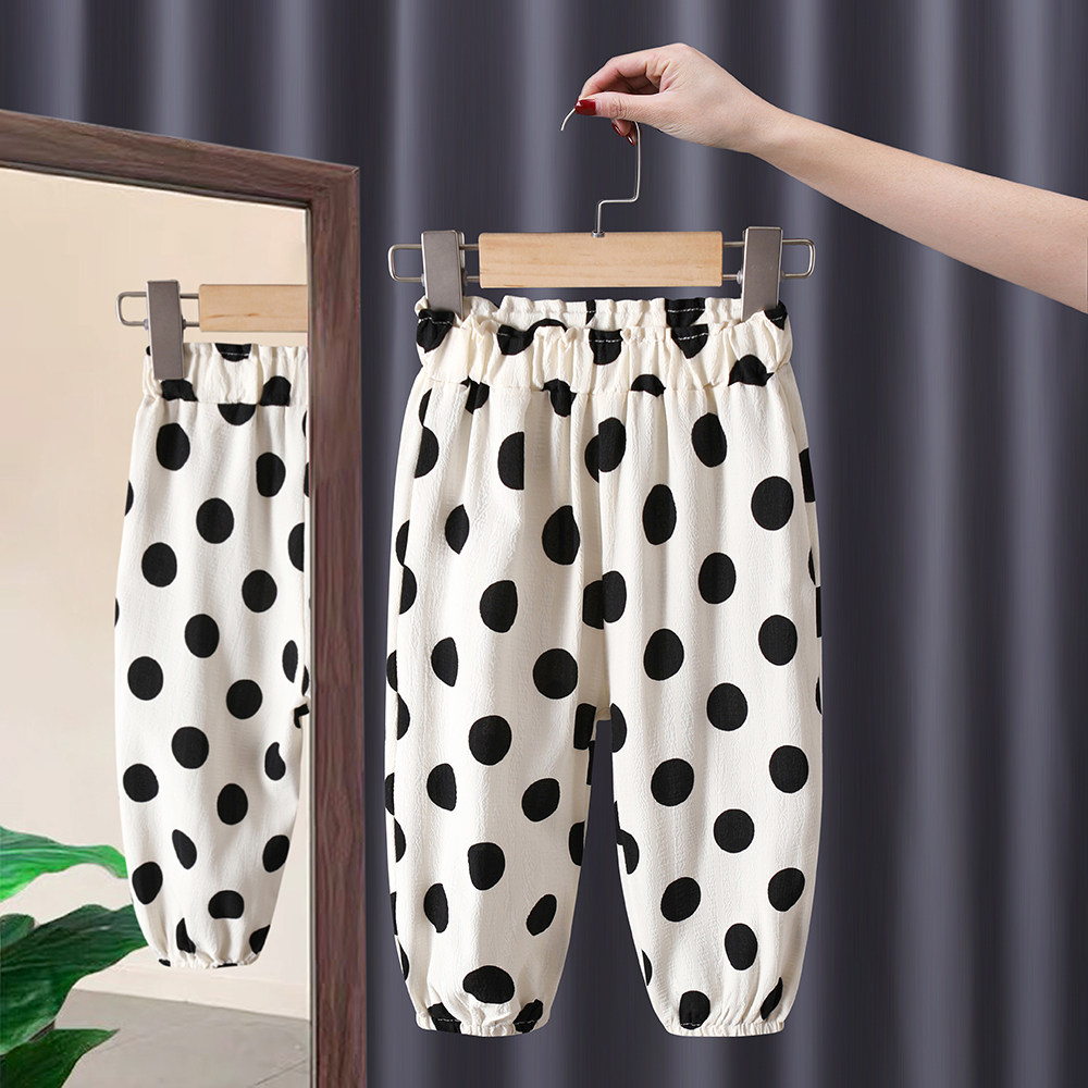 Girls anti - mosquito pants summer dress 2023 new Yangtbaby trousers children summer Han - edition casual pants