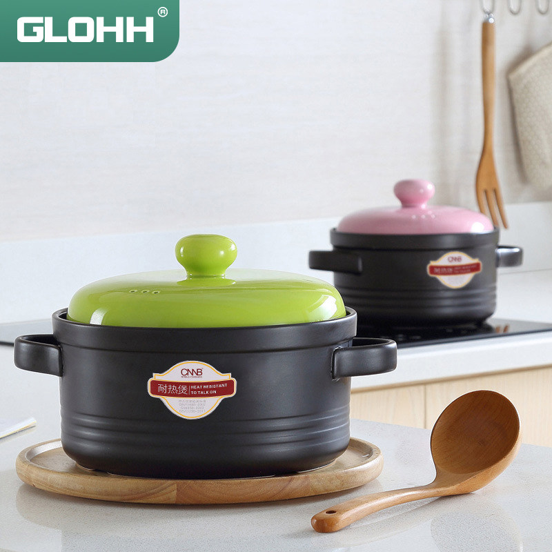 casserole stew soup ceramic high temperature resistant pot dun bao pot porridge bao zi fan health casserole fire home