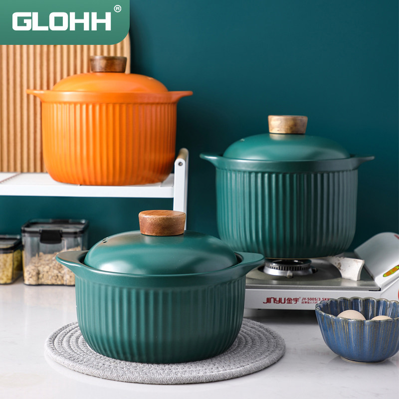 Casserole saucepan soup saucepan Home Ceramic Gas Cooker special Pot Rice Sand Pot soup saucepan Gas Minfire Small Number of Soup Pot