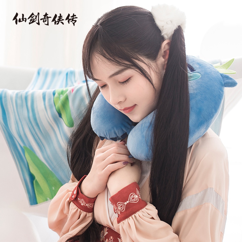 Fairy Sword Chivalry official Mountain Pig Sophie Rice National Wind Creativity U Type Pillow Art gift plush Ventron Gift Ideas