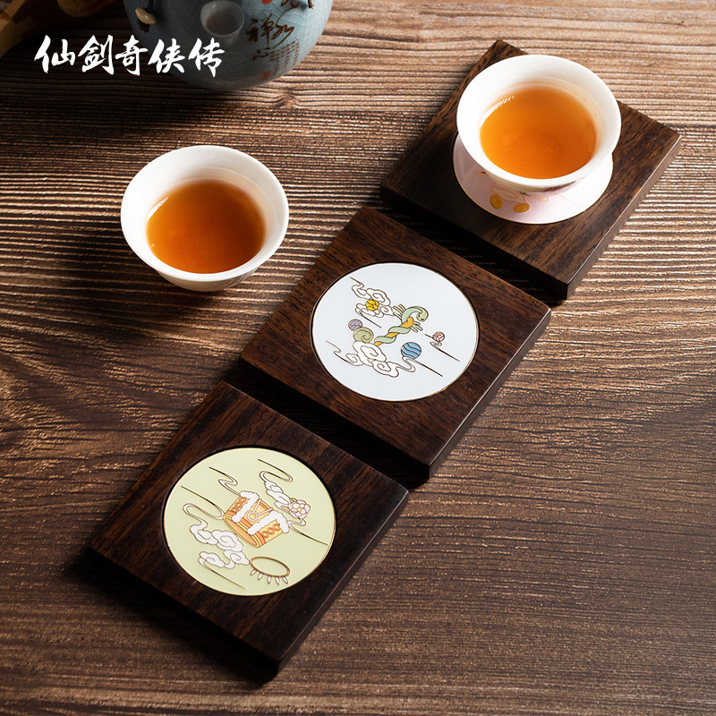 Paladin Legend Official Paladin One Zhao Ling'er Anu Lin Yue such as character element Ebony enamel coaster