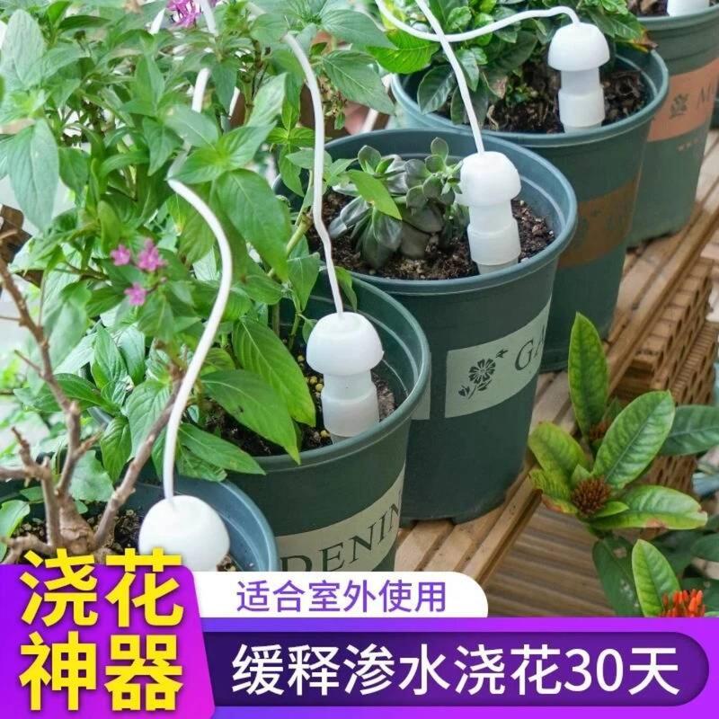 Automatic Watering Device for Plants at Home Without Anyone Around, Drip Irrigation for Lazy People, Suitable for Potted Plants, Holidays, and Home Use