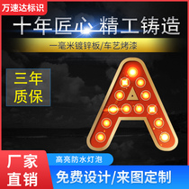 Big light bulb door hair light word iron retro rusty exposed punching word Personality signature bar KTV dot matrix word