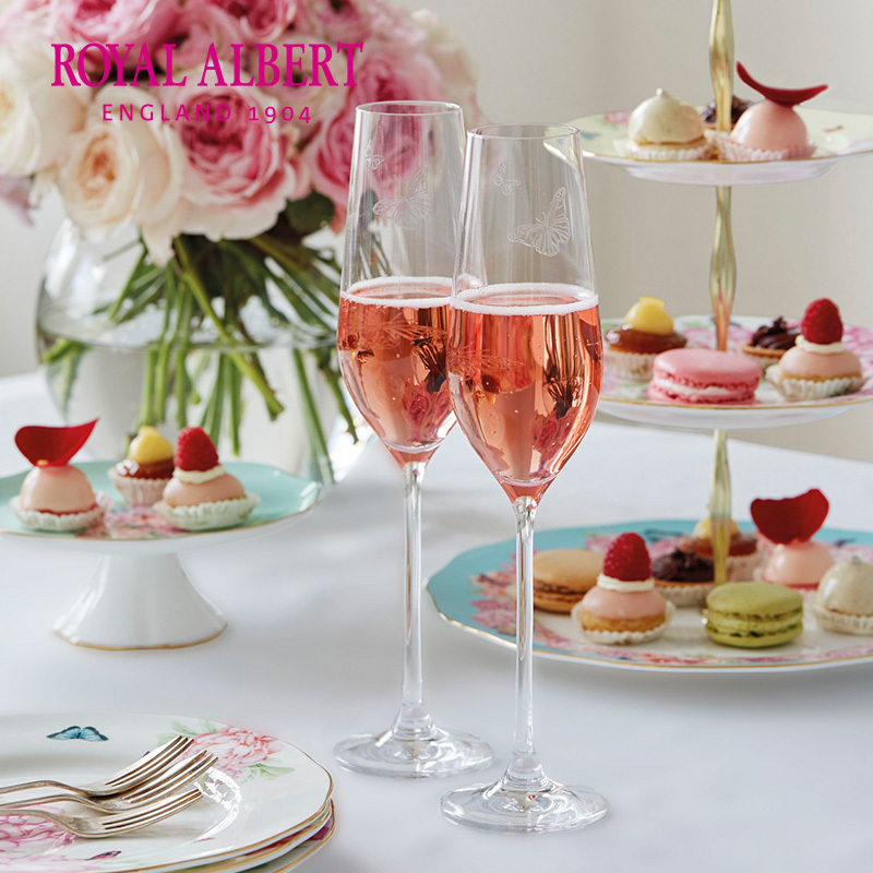 Royalalbert Royal Albert Miranda Joint Crystal Glass Wine Glass Champagne Glass Gift Box Pair Royalalbert Royal Albert Miranda Joint Crystal Glass Wine Glass Champagne Glass Gift Box Pair