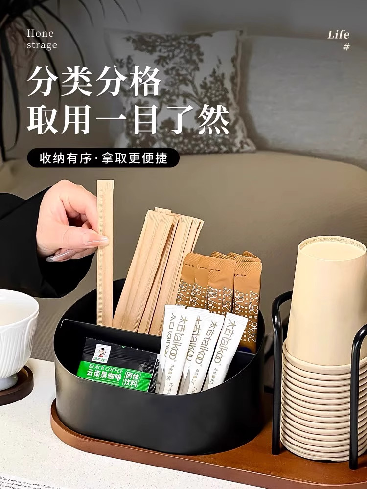 Paper Cup Holder, Cup Dispenser, Straw Storage Box, Desktop Coffee Corner Arrangement, Water Cup Placement, Disposable Cup Storage Rack