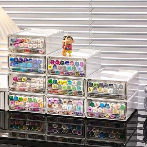 Канцтовары, вместительная и большая коробка для хранения для ящиков, мелки для школьников, маркер