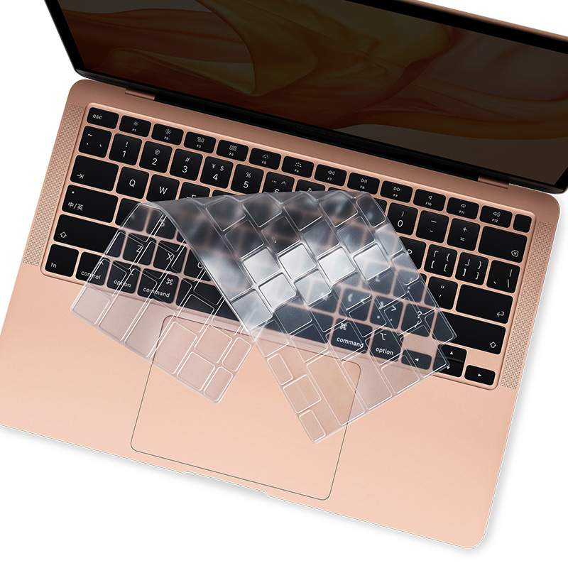 Suitable for Apple MacBook Air13 3 inch notebook computer keyboard protective film key position anti-dust cushion sleeve A2179 computer special screen anticollision strip film