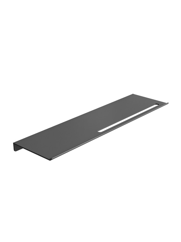 Stainless Steel Towel Rack, No-Drill Bathroom Storage Rack, Minimalist Single-Layer Shelf for Front of Sink