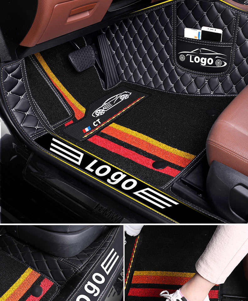 Kia K5 new and old model-specific full-coverage carpet-style car floor mats, waterproof and wear-resistant, original car foot mats