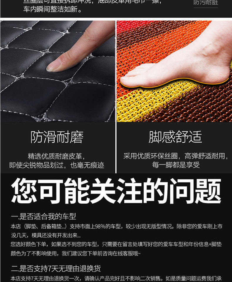 Kia K5 new and old model-specific full-coverage carpet-style car floor mats, waterproof and wear-resistant, original car foot mats