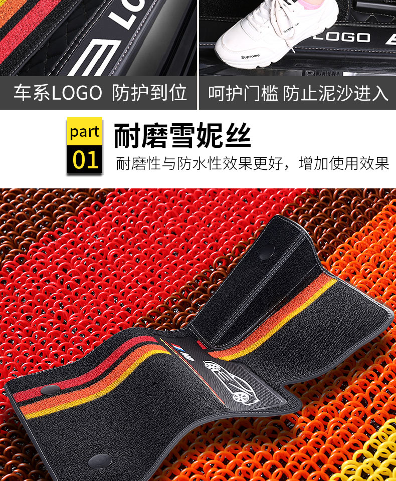Kia K5 new and old model-specific full-coverage carpet-style car floor mats, waterproof and wear-resistant, original car foot mats