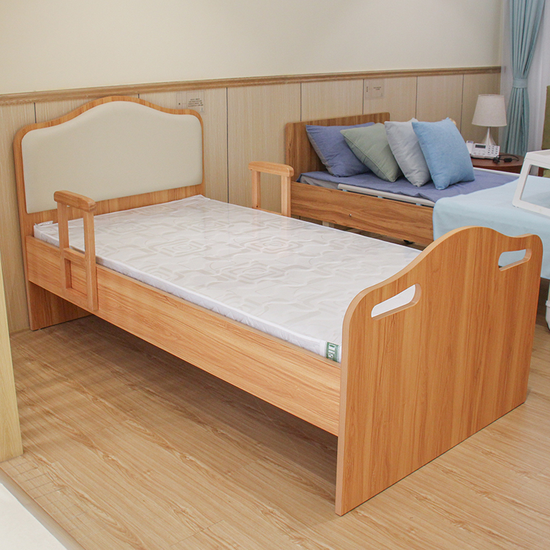 Custom Pension Institutions Solid wood Care beds Aging Home Innate Nursing Home Bed to the Old House Seniors Apartments Single Beds