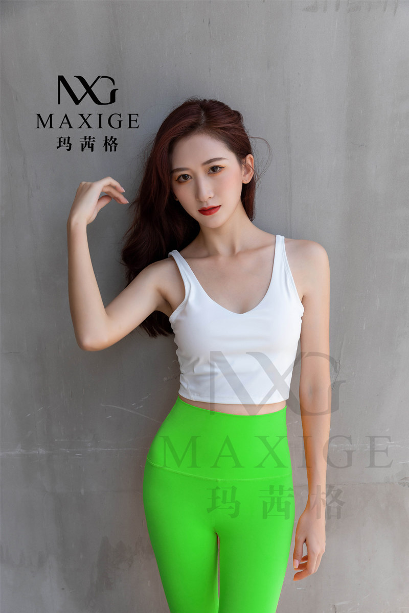 Marssig's new bare-sensitive breast yoga vest running fitness tops