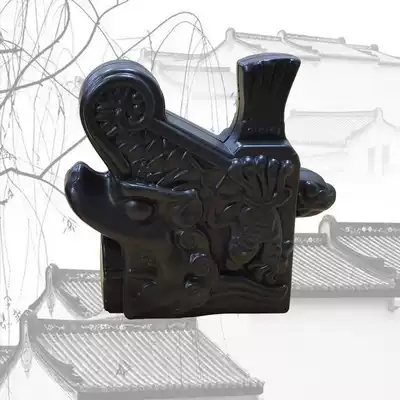 (Positive kiss) integrated antique tile tile accessories Chinese courtyard ancient building door eaves resin PVC decoration
