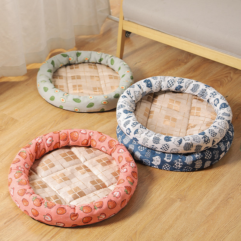 Cat Nest Summer Season Universal Summer Cool and cool Mat Nest Teddy Pooch Mat Dog Kennel Small Dog Pet Supplies