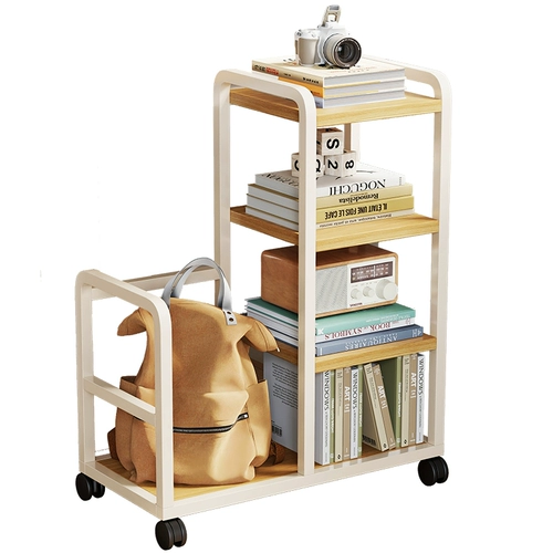 Тележка, чтение, книжный шкаф, простая многослойная система хранения для домашнего использования, книжная полка