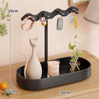 Волнистый стиль [матовый черный] изысканная углеродистая сталь