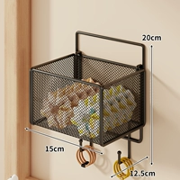 Черная модель с маленьким крючком (в комплекте липкий крючок + бесследные гвозди)