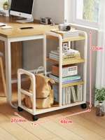 Четырехслойная белая стойка с колесами с колесами