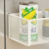 Полка для банок для приправ, кухонная настенная подвесная полка, магнитная настенная подвесная полка для хранения на холодильнике, боковая подвесная полка для холодильника, полка для хранения приправ