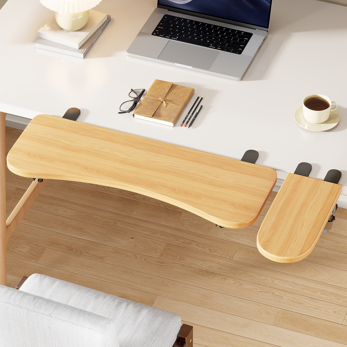 📚 A good helper for desk expansion: foldable desktop extension board 🌟