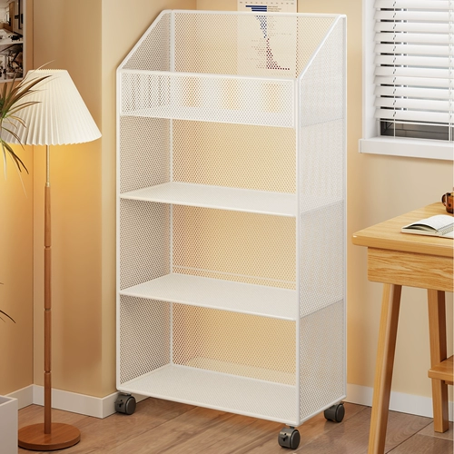 Книжная полка, тележка для домашнего использования для школьников, многослойная простая система хранения, книжный шкаф