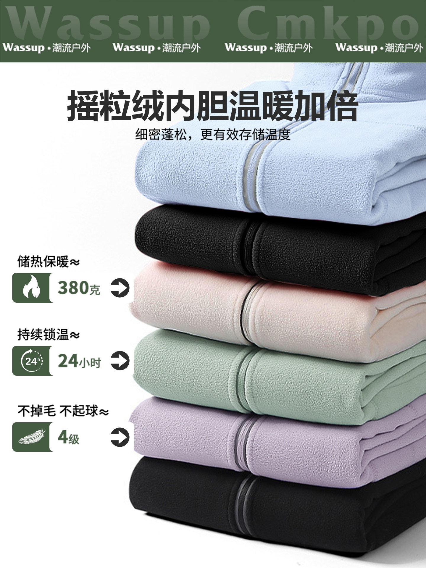 Wassup Cmkpo Blue Jacket for Women 2025 New Spring, Autumn and Winter Outdoor Three-In-One Mountaineering Clothing