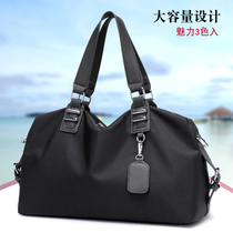 Korean Oxford cloth sports handbag womens bag large capacity canvas bag sports fitness bag short-distance luggage bag