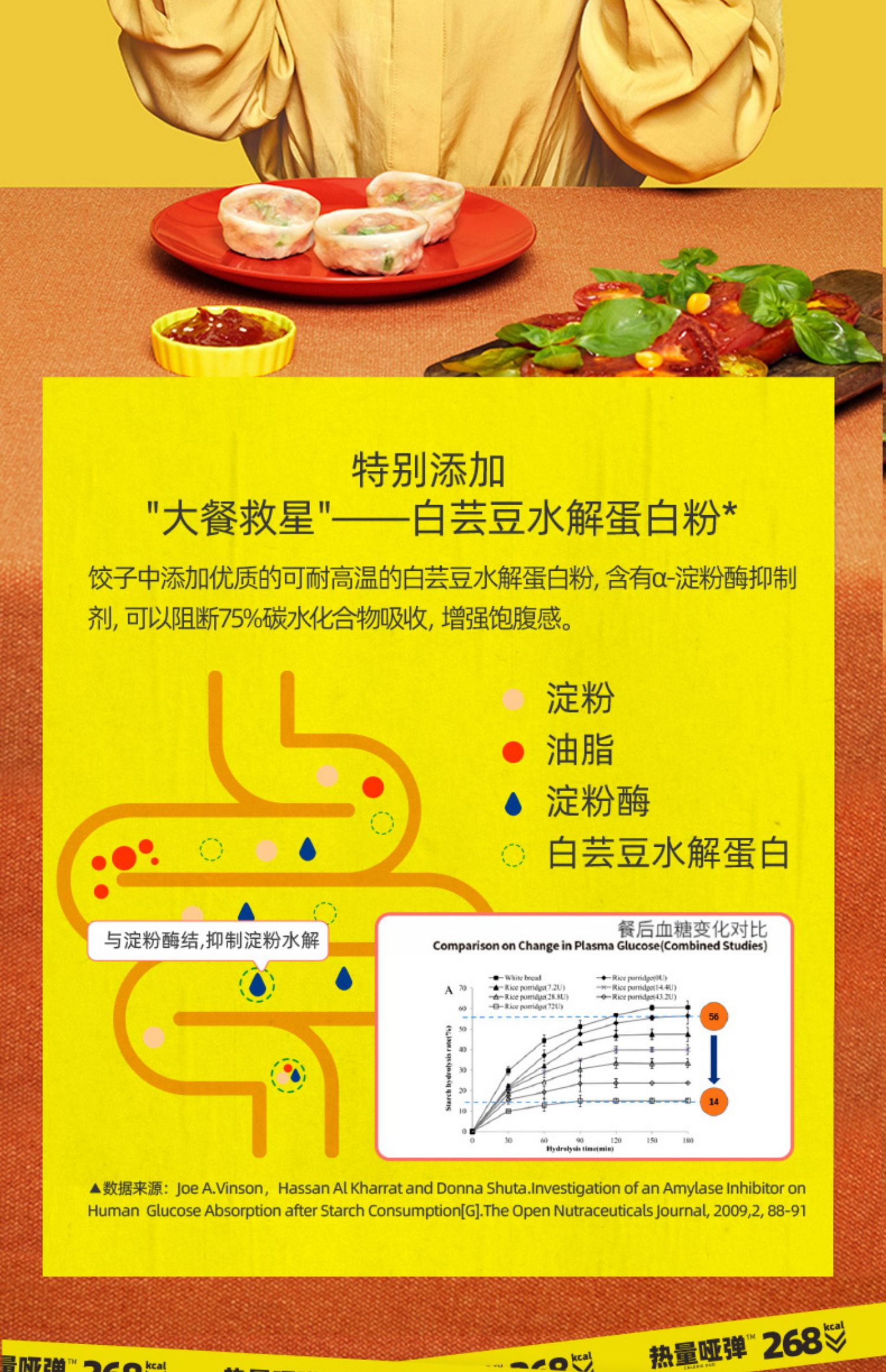 植物教授轻食速冻水饺4袋*4只