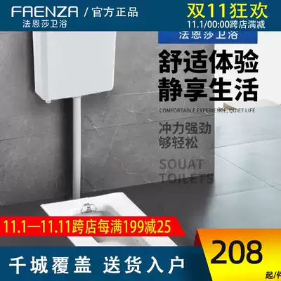 Faenza squat toilet tank set Powder Room anti-odor splash-proof squat toilet urinal pit squat FLD5607