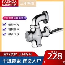 Faenza foot squat toilet fine copper brass flush valve Full copper foot valve Stool flusher F87883