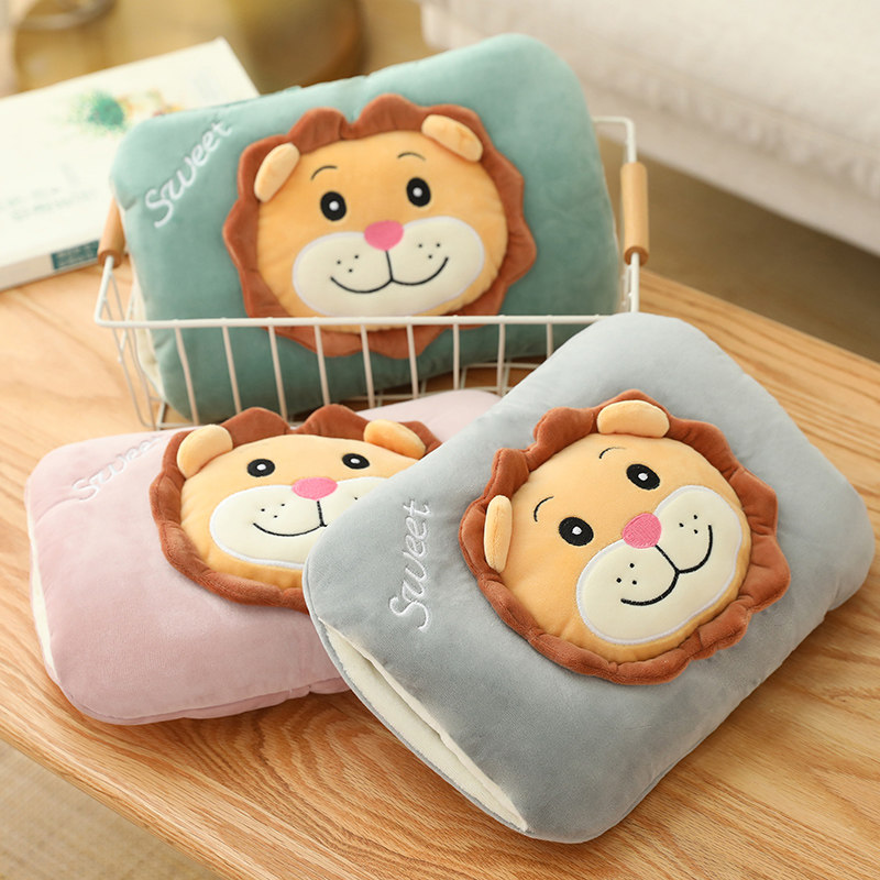 Charging hot water bag warm hand Bao electric warm baby unwashed and hot compress explosion-proof plush cute warm water bag Warm hands and feet-Taobao